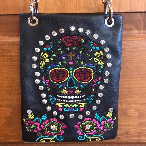 P&G Collection Handbags - Sugar skull cross body purse